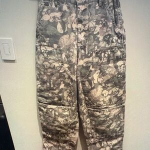 Zara Women's Camouflage Flare Jeans